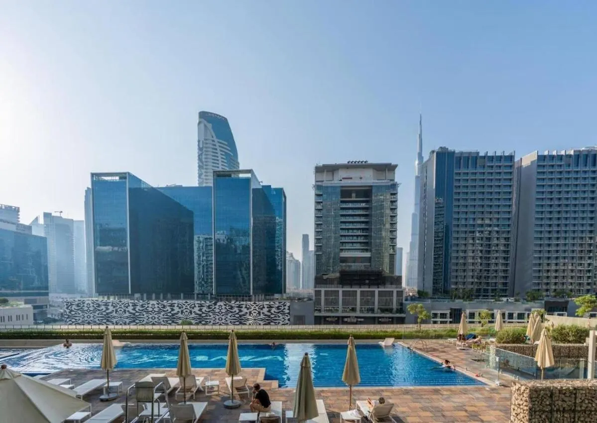 Apartment New 1Br With Full Burj Khalifa View, Top Floor, 5Min Dubai Mall
